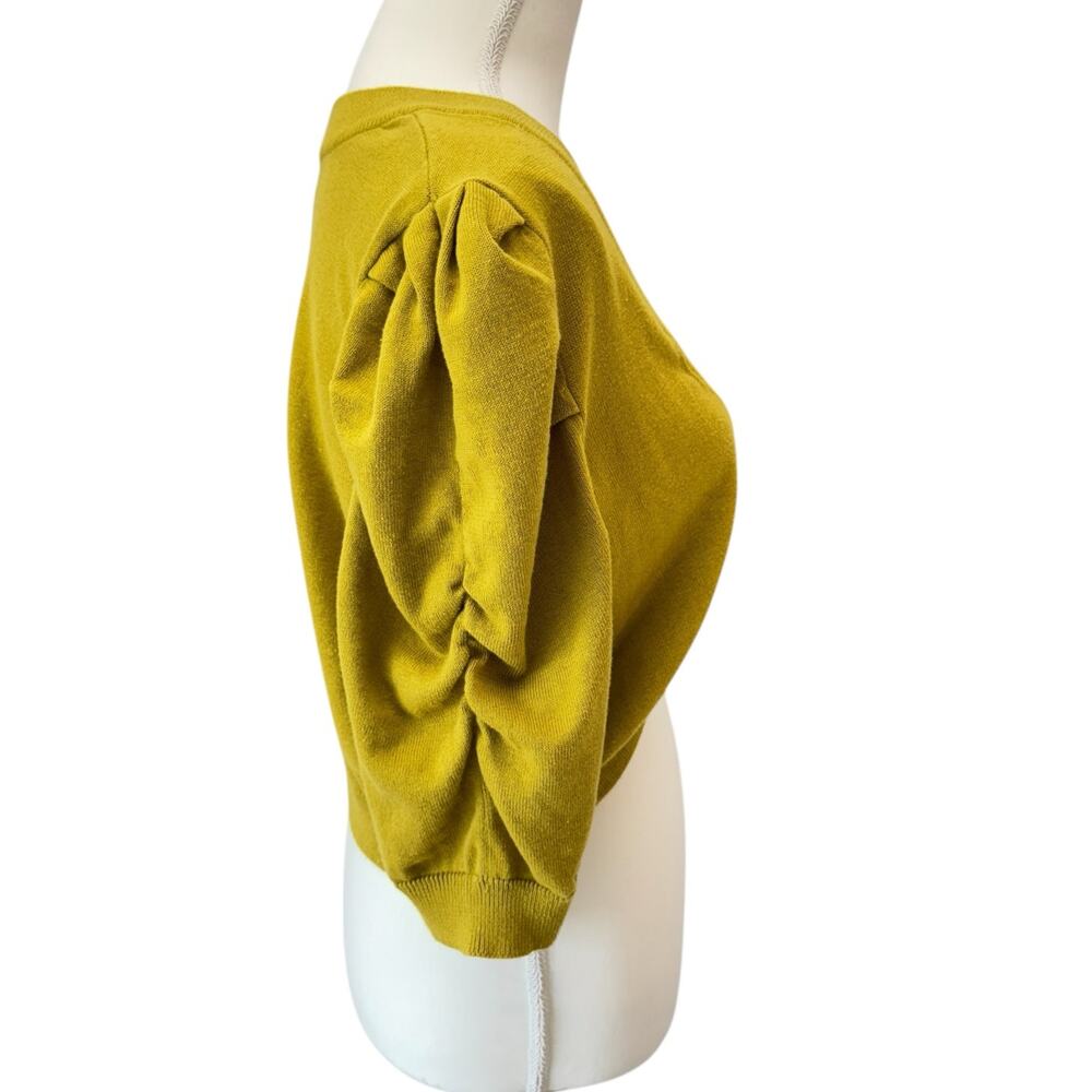 JESSICA LONDON Yellow Cropped Bolero Shrug Sweater Plus Size 14 16 NWOT - Picture 3 of 8